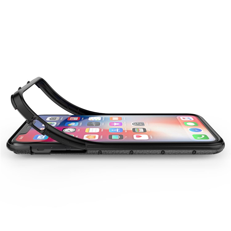 Detachable Ring Holder Kickstand PC TPU Hybrid Case for iPhone 11 Pro 5.8 inch (2019) - Black-7