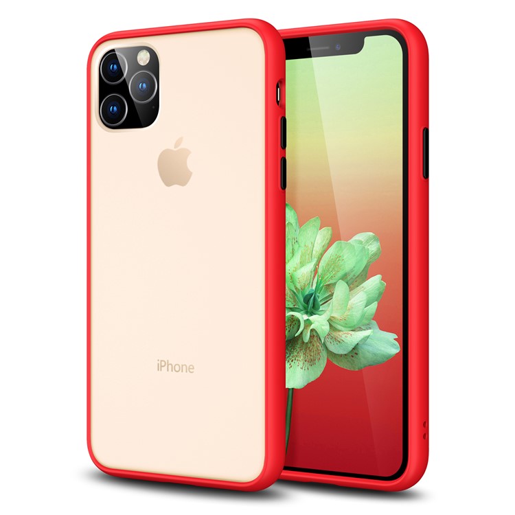 

Anti-fingerprint Matte Surface TPU + PC Mobile Case for iPhone 11 Pro Max 6.5 inch - Red, iPhone 11 Pro Max 6.5 inch