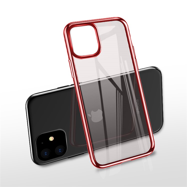 X-LEVEL Dawn Series Electroplated PC Casing for iPhone 11 6.1 inch - Red