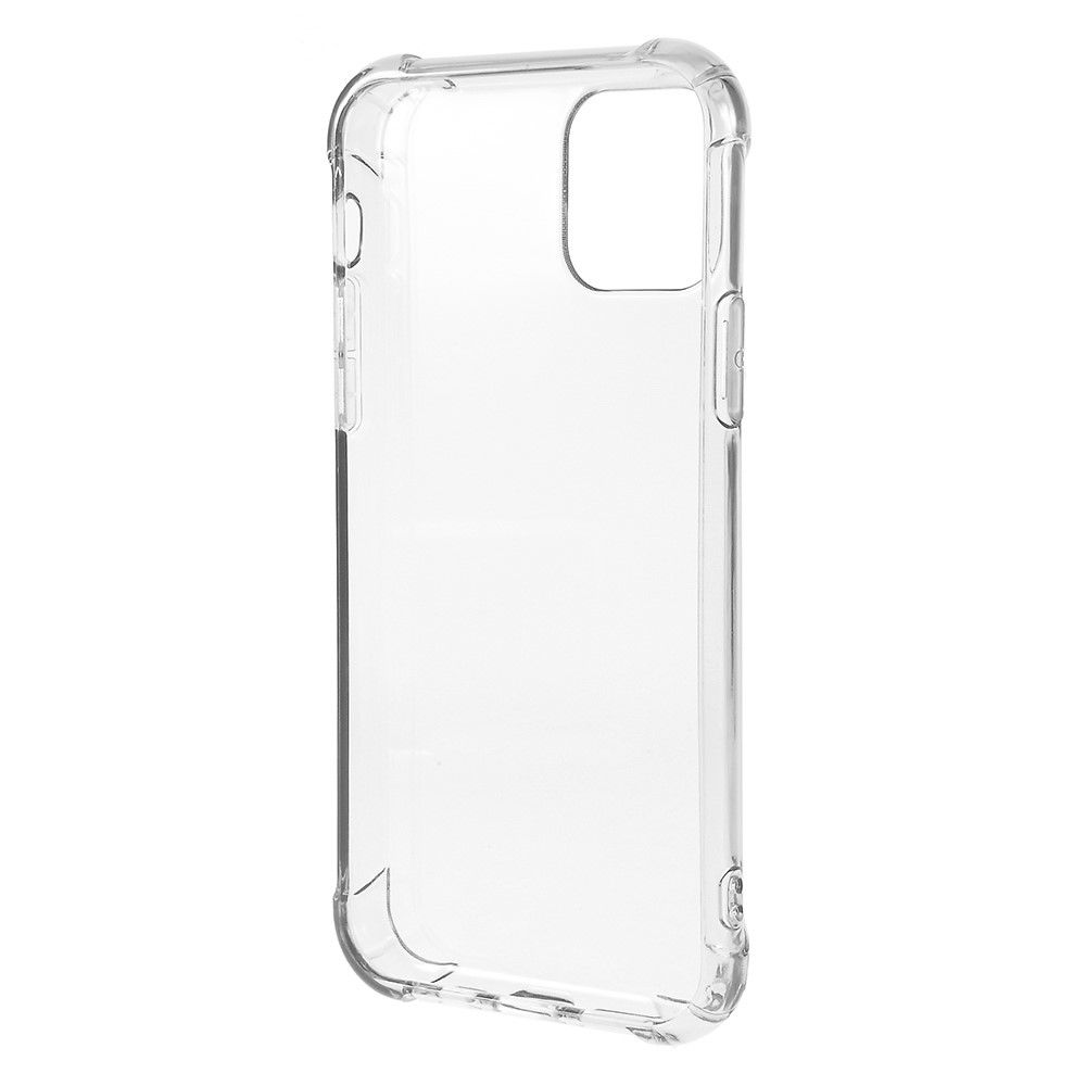 Shockproof Crystal Clear TPU Cover Back Phone Case for iPhone 11 Pro Max 6.5-inch - Transparent-4