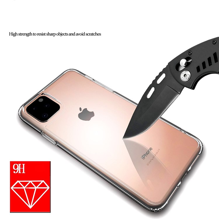 Clear Tempered Glass Phone Case for Apple iPhone 11 Pro 5.8 inch-4