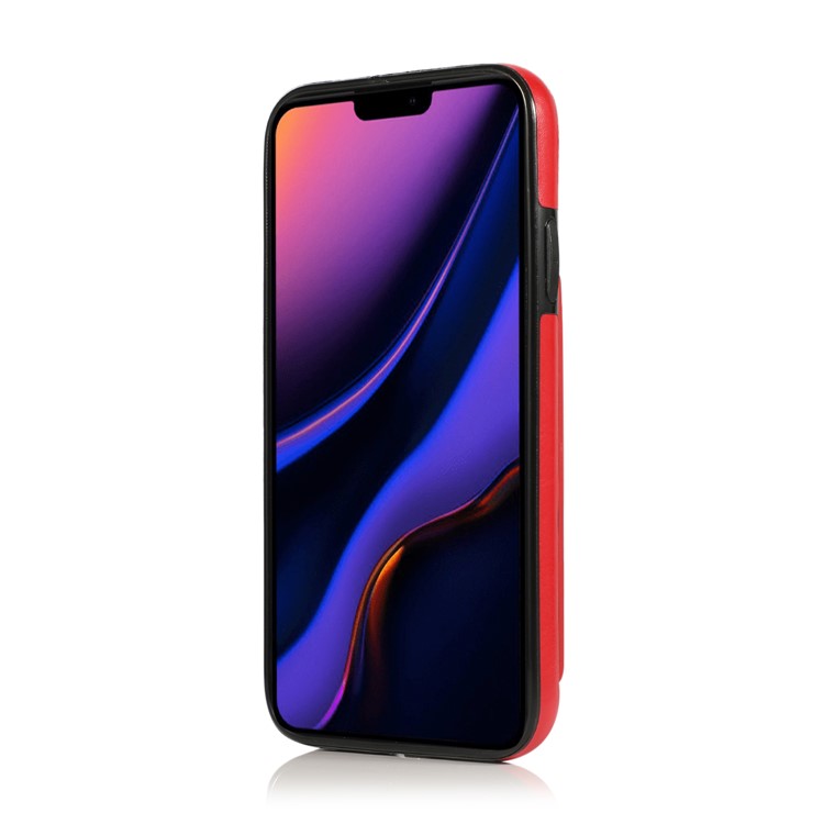 PU Leather + TPU Multiple Card Slots Stand Phone Cover Shell for iPhone 11 6.1 inch (2019) - Red-7