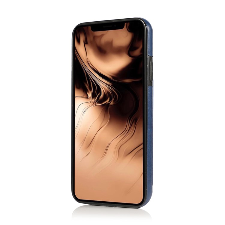 PU Leather + TPU Multiple Card Slots Phone Stand Shell for iPhone 11 Pro 5.8 inch (2019) - Blue-4