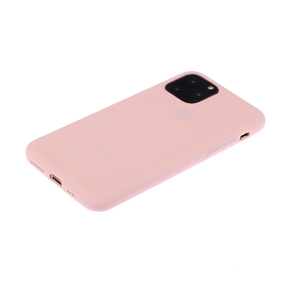 Caso Protetor Da Parte Traseira Do Telefone Macio Da Cor Pura TPU Para O Iphone 11 Pro 5,8 Polegadas - Rosa-2
