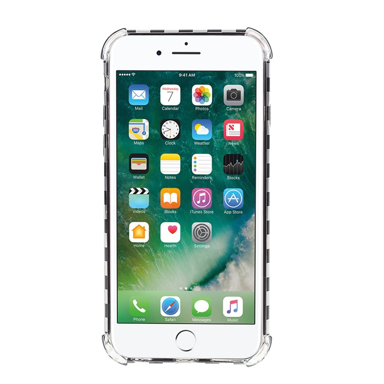 Lattice Pattern IMD Acrylic + TPU Hybrid Phone Case for iPhone 6 Plus/6s Plus 5.5-inch - Black-2