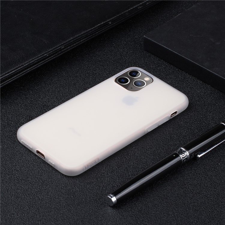 Pure Color Back Cover Soft TPU Phone Case for iPhone 11 Pro Max 6.5 inch - White-4