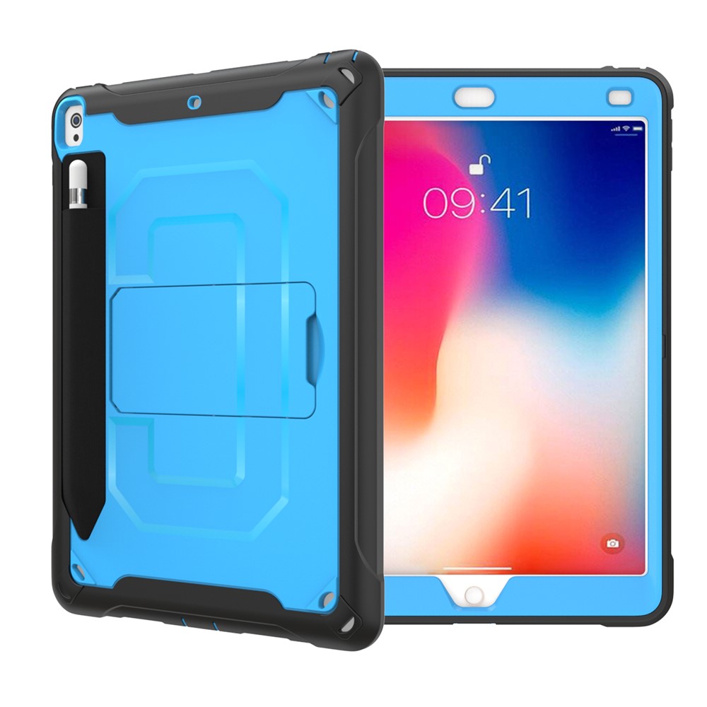 PC + TPU Hybrid Protective Case with Kickstand for iPad Pro 10.5-inch (2019) - Blue-1