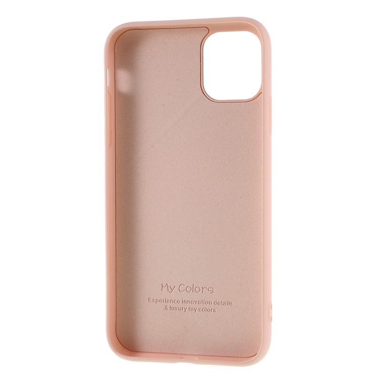Soft Liquid Silicone Cell Phone Case for iPhone 11 Pro Max 6.5 inch - Pink-3