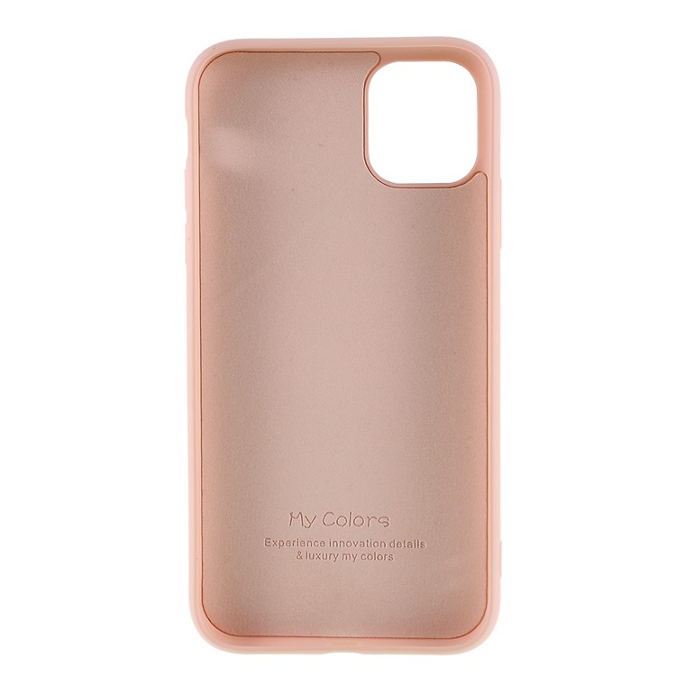 Soft Liquid Silicone Cell Phone Case for iPhone 11 Pro Max 6.5 inch - Pink-4