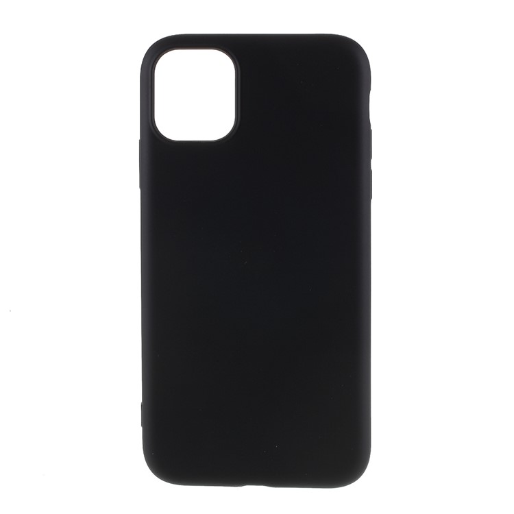 Embalagem Da Tampa Do Telefone Móvel De Silicone Líquido Macio Para Iphone 11 6,1 Polegadas - Preto-1