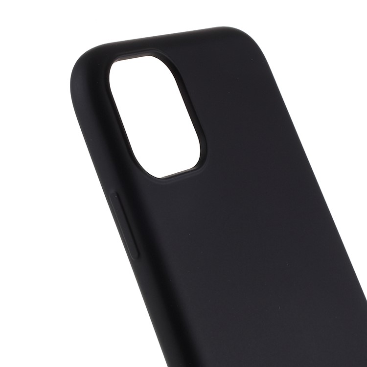 Embalagem Da Tampa Do Telefone Móvel De Silicone Líquido Macio Para Iphone 11 6,1 Polegadas - Preto-5