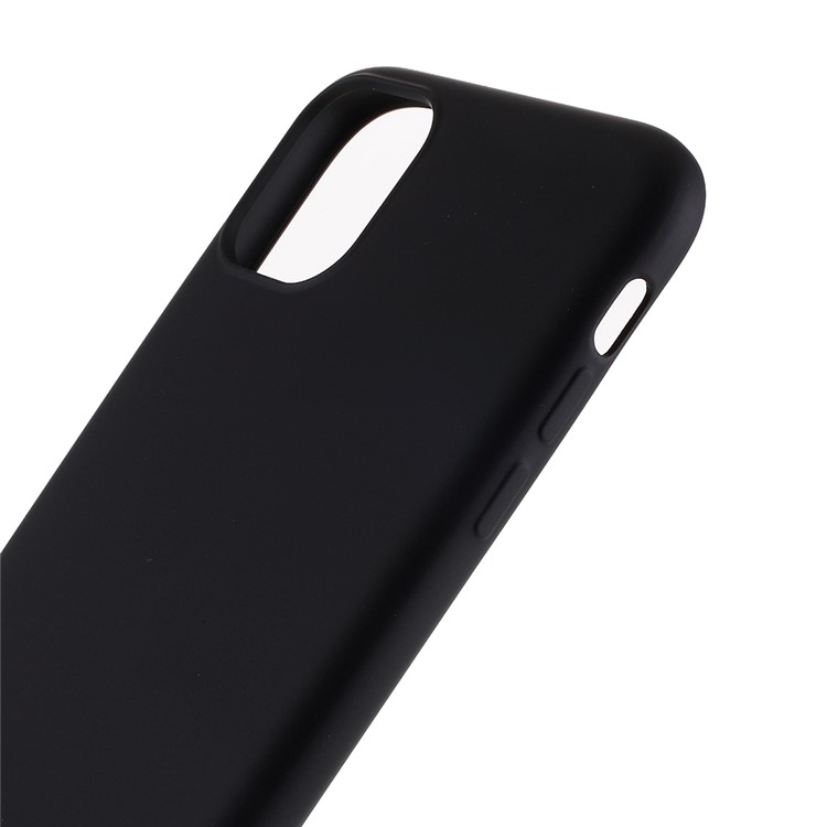 Embalagem Da Tampa Do Telefone Móvel De Silicone Líquido Macio Para Iphone 11 6,1 Polegadas - Preto-6