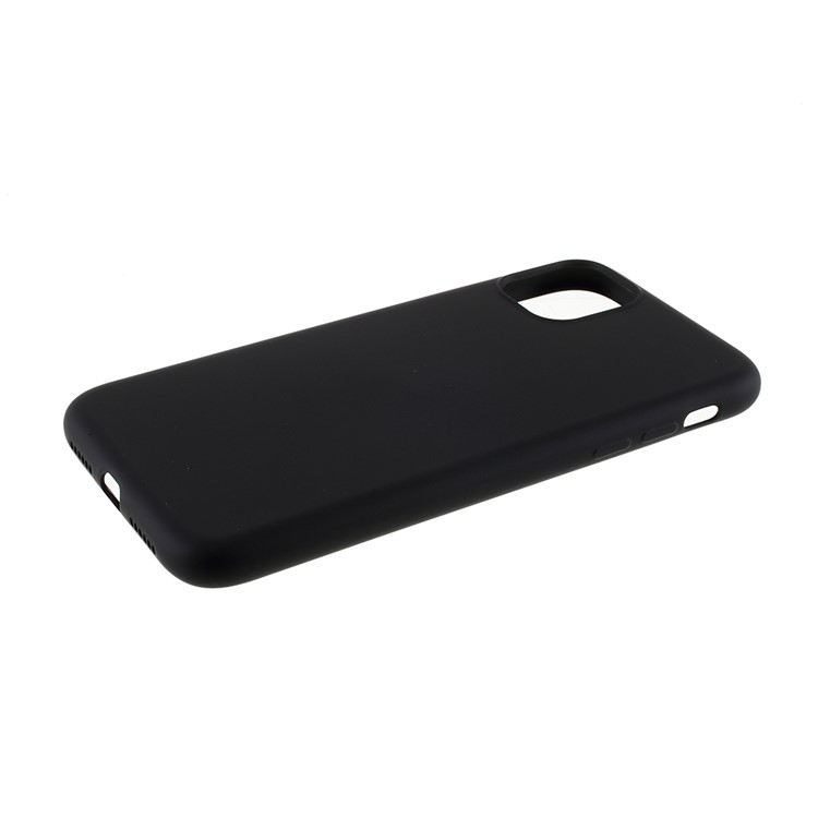 Embalagem Da Tampa Do Telefone Móvel De Silicone Líquido Macio Para Iphone 11 6,1 Polegadas - Preto-7