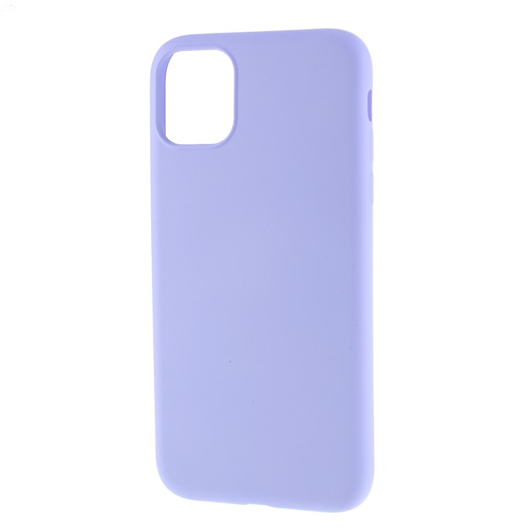 Soft Liquid Silicone Mobile Phone Cover Casing for iPhone 11 6.1 inch - Purple-2