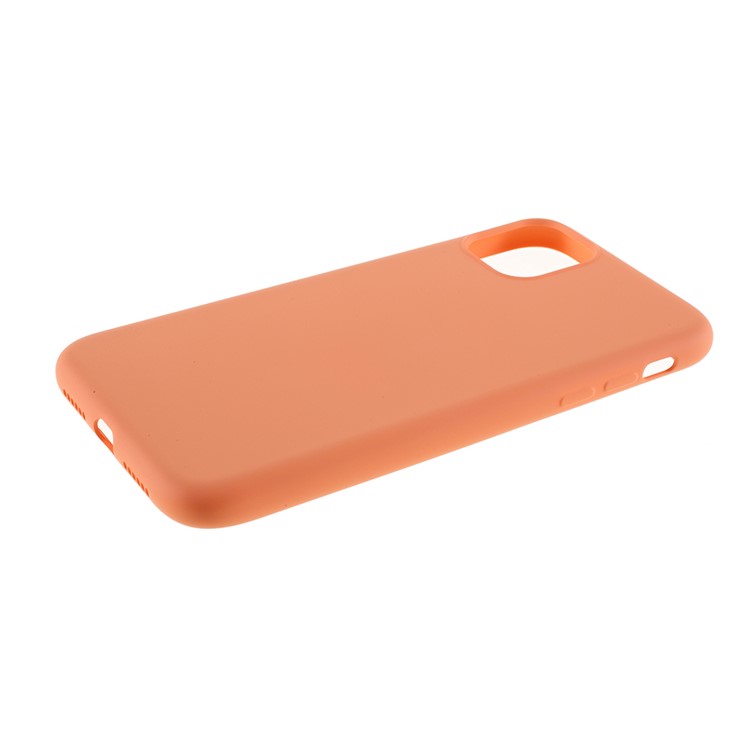 Liquid Silicone Soft Cell Phone Cover for iPhone 11 Pro 5.8 inch - Orange-5