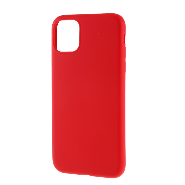 Tampa Macia Do Telefone Celular De Silicone Líquido Para Iphone 11 Pro 5,8 Polegadas - Vermelho-2