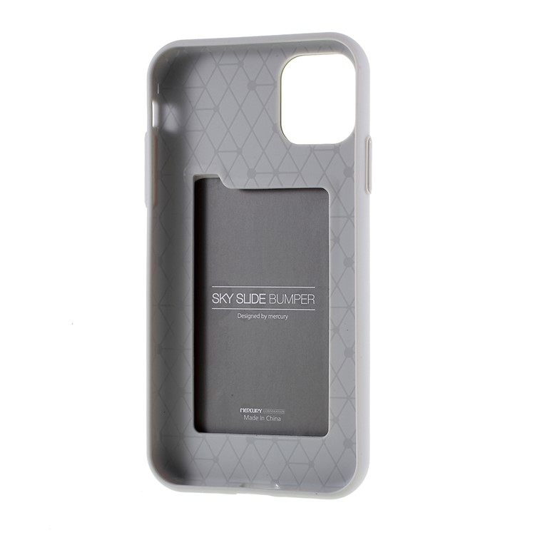 MERCURY GOOSPERY Sky Series Slide PC TPU Case for iPhone 11 6.1 inch - Fluorescent Green-3