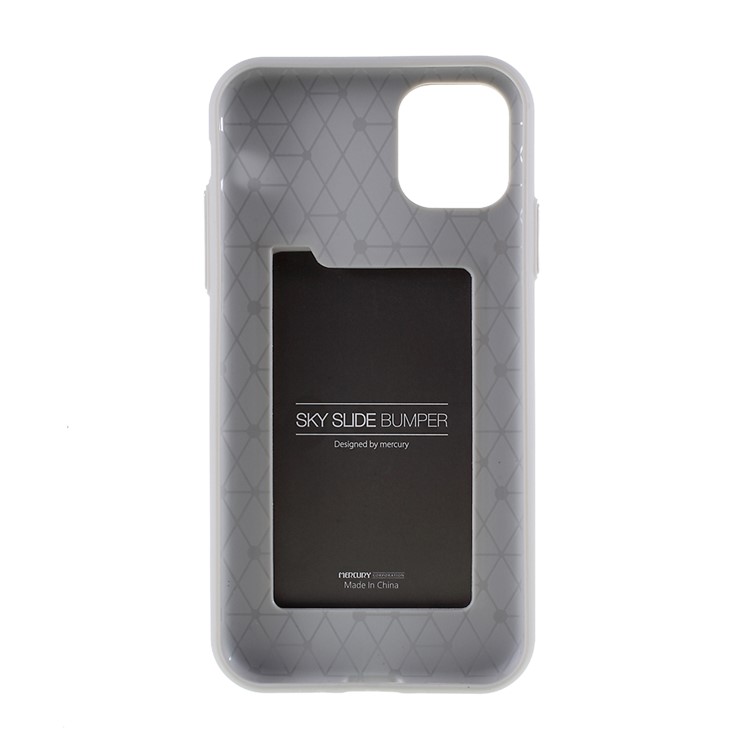 MERCURY GOOSPERY Sky Series Slide PC TPU Case for iPhone 11 6.1 inch - Fluorescent Green-4