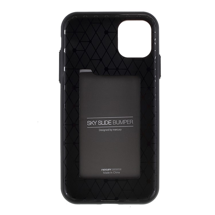MERCURY GOOSPERY Sky Series Slide PC TPU Case for iPhone 11 6.1 inch - Gold-4