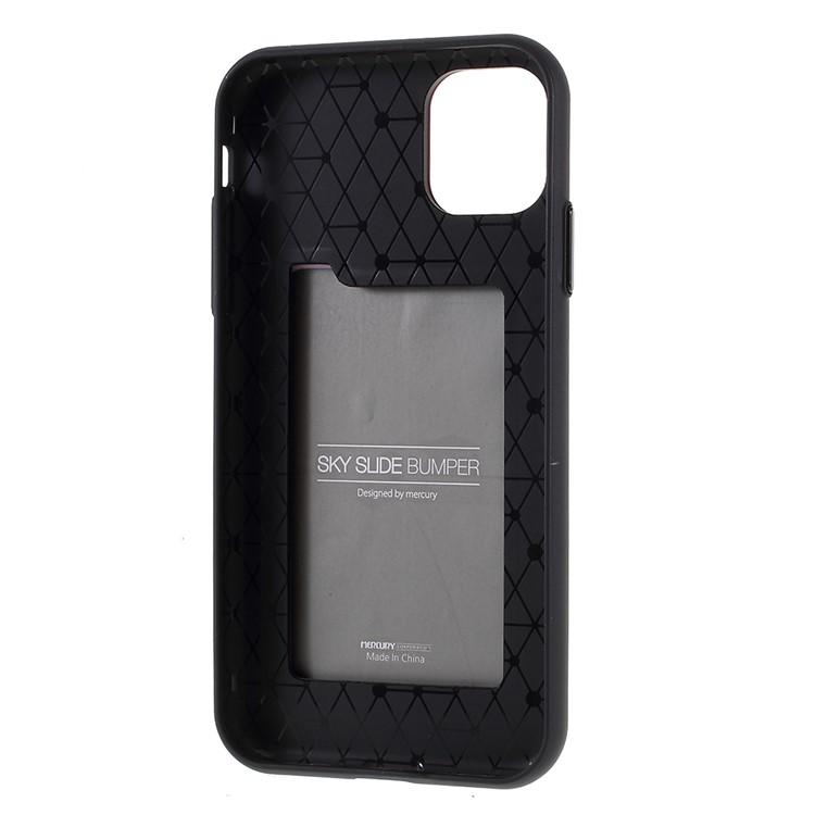 MERCURY GOOSPERY Sky Series Slide PC TPU Case for iPhone 11 6.1 inch - Rose-3