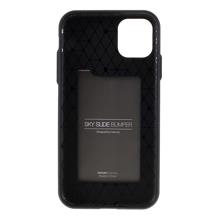 MERCURY GOOSPERY Sky Series Slide PC TPU Case for iPhone 11 6.1 inch - Rose-4