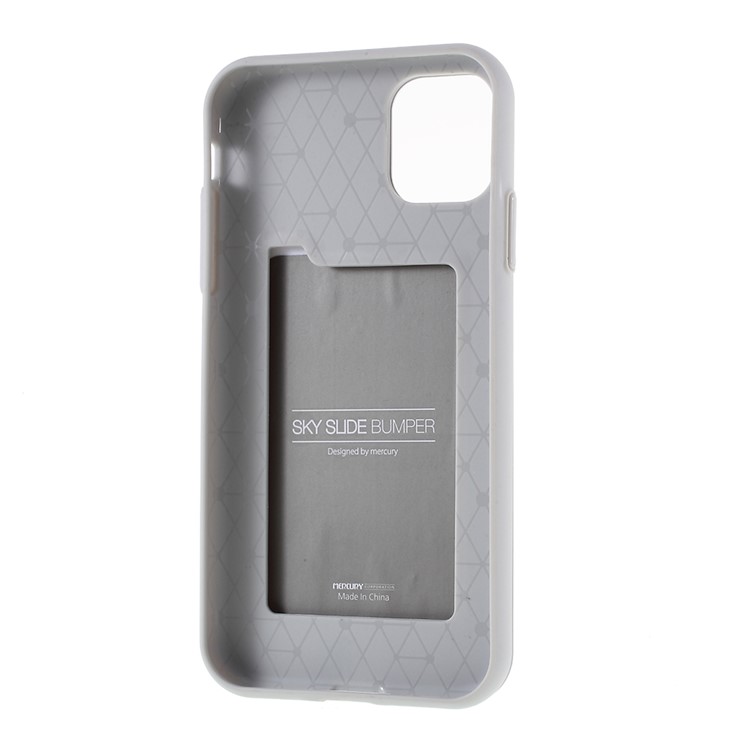 MERCURY GOOSPERY for iPhone 11 Pro Max 6.5 inch PC+TPU Covering - Silver-3