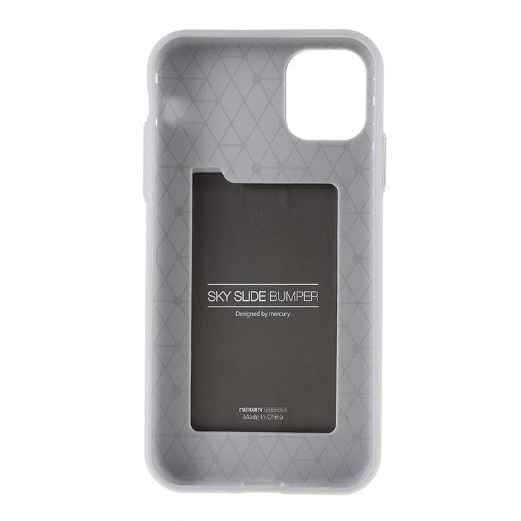MERCURY GOOSPERY for iPhone 11 Pro Max 6.5 inch PC+TPU Covering - Silver-5