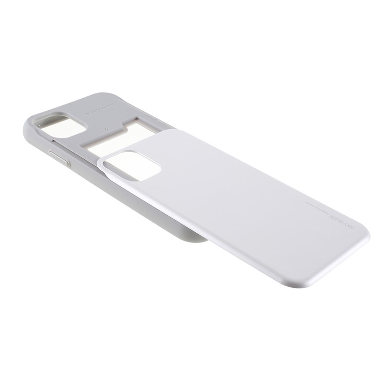 MERCURY GOOSPERY for iPhone 11 Pro Max 6.5 inch PC+TPU Covering - Silver-6