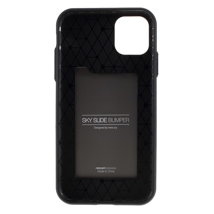 Série Sky MERCURY GOOSPERY Pour Étui TPU Coulissant De 5,8 Pouces Pour Iphone 11 Pro - Noir-3
