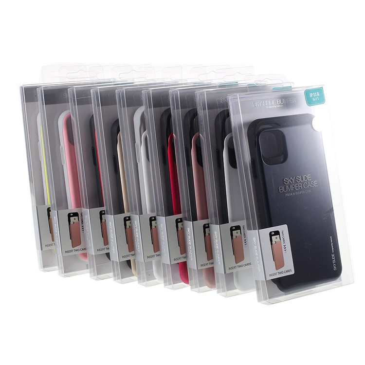 Série Sky MERCURY GOOSPERY Pour Étui TPU Coulissant De 5,8 Pouces Pour Iphone 11 Pro - Noir-9