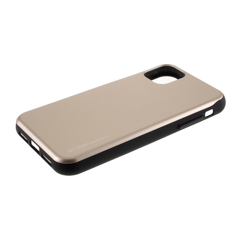 MERCURY GOOSPERY Sky Series for iPhone 11 Pro 5.8 inch Slide PC TPU Case - Gold-5