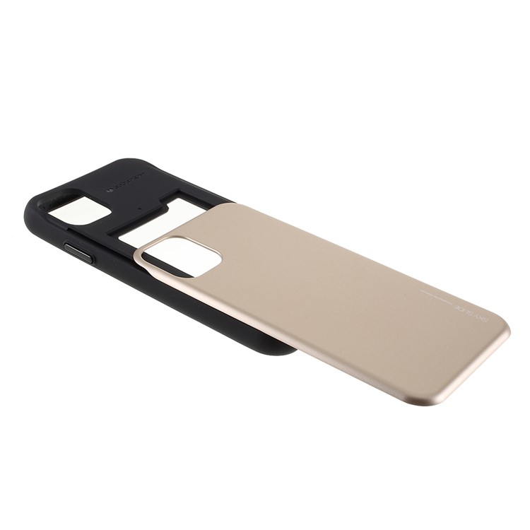 MERCURY GOOSPERY Sky Series for iPhone 11 Pro 5.8 inch Slide PC TPU Case - Gold-6