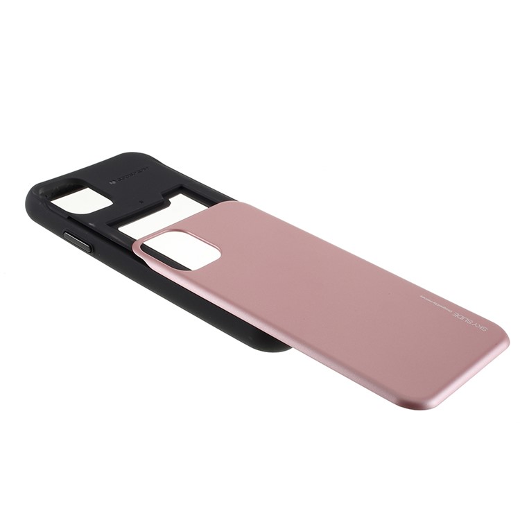 MERCURY GOOSPERY Sky Series for iPhone 11 Pro 5.8 inch Slide PC TPU Case - Rose Gold-6