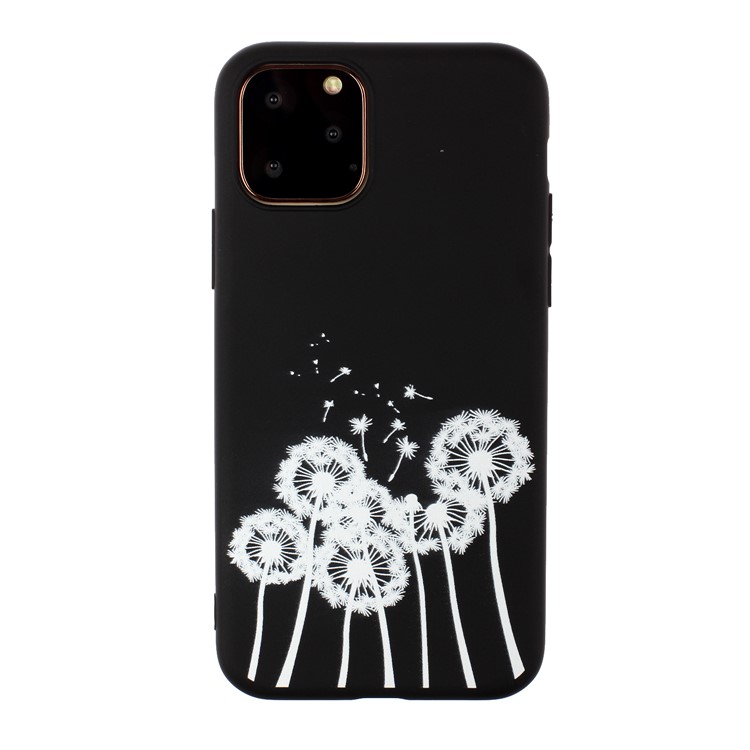Matte TPU Phone Shell Pattern Printing Back Cover for iPhone 11 Pro 5.8 inch - Dandelion-1
