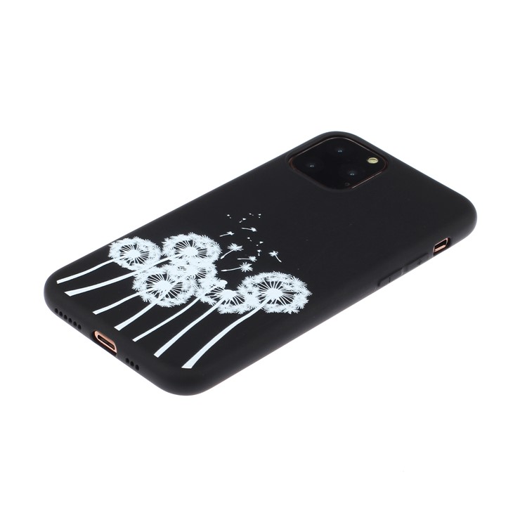 Matte TPU Phone Shell Pattern Printing Back Cover for iPhone 11 Pro 5.8 inch - Dandelion-3