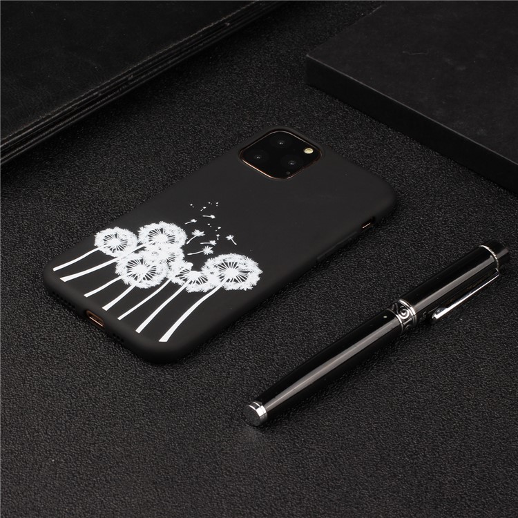 Matte TPU Phone Shell Pattern Printing Back Cover for iPhone 11 Pro 5.8 inch - Dandelion-4