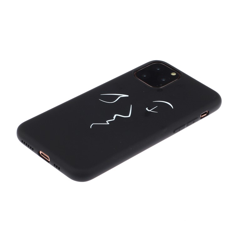 Matte Pattern Printing TPU Shell Protective Casing for iPhone 11 Pro Max 6.5 inch - Abstract Face-2