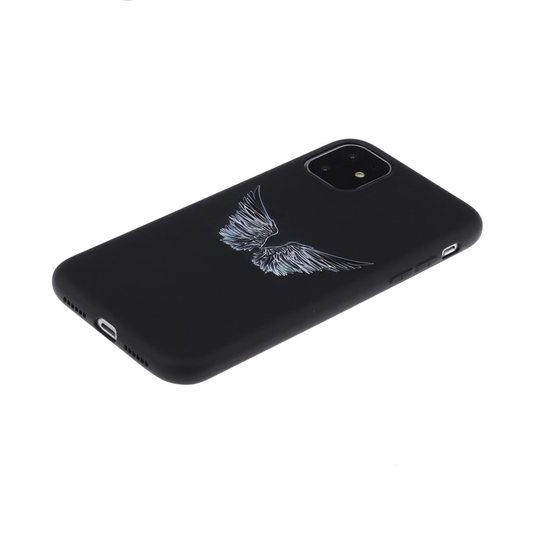 Matte Pattern Printing TPU Shell Protective Casing for iPhone 11 Pro Max 6.5 inch - Wings-2
