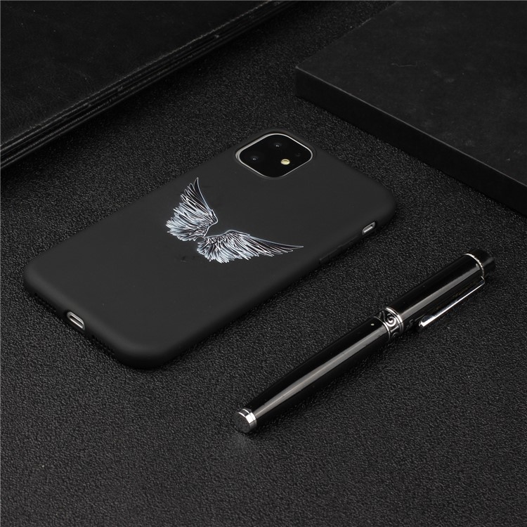 Matte Pattern Printing TPU Shell Protective Casing for iPhone 11 Pro Max 6.5 inch - Wings-4