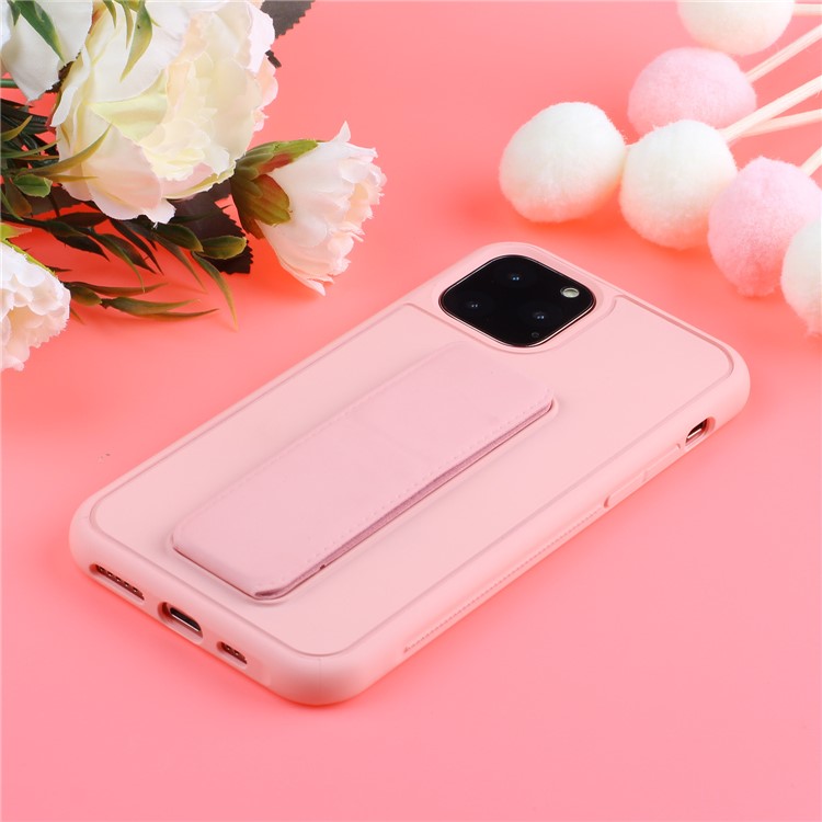 Pure Color Multi-function TPU+PC Phone Shell for iPhone 11 Pro 5.8 inch - Pink-6