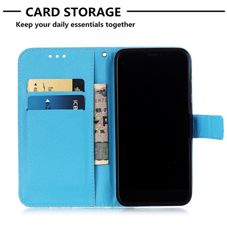 Pattern Printing PU Leather Flip Stand Case for iPhone 11 6.1 inch (2019) - Mermaid-8