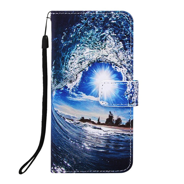 Pattern Printing PU Leather Flip Stand Case for iPhone 11 6.1 inch (2019) - Spray-2