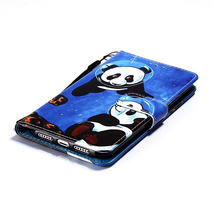 Pattern Printing PU Leather Flip Stand Case for iPhone 11 6.1 inch (2019) - Pandas-5