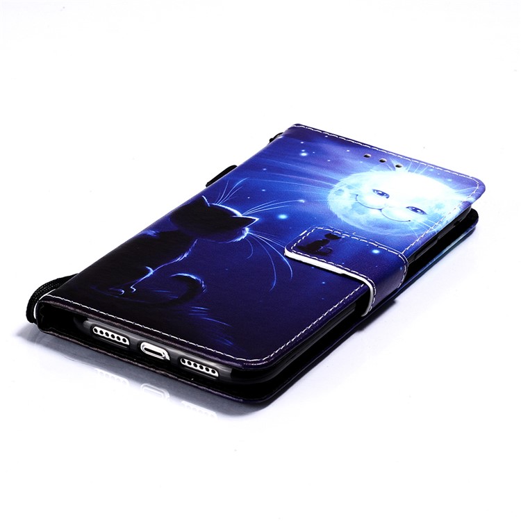 Pattern Printing Leather Wallet Case for iPhone 11 Pro 5.8 inch (2019) - Lovely Cat-6