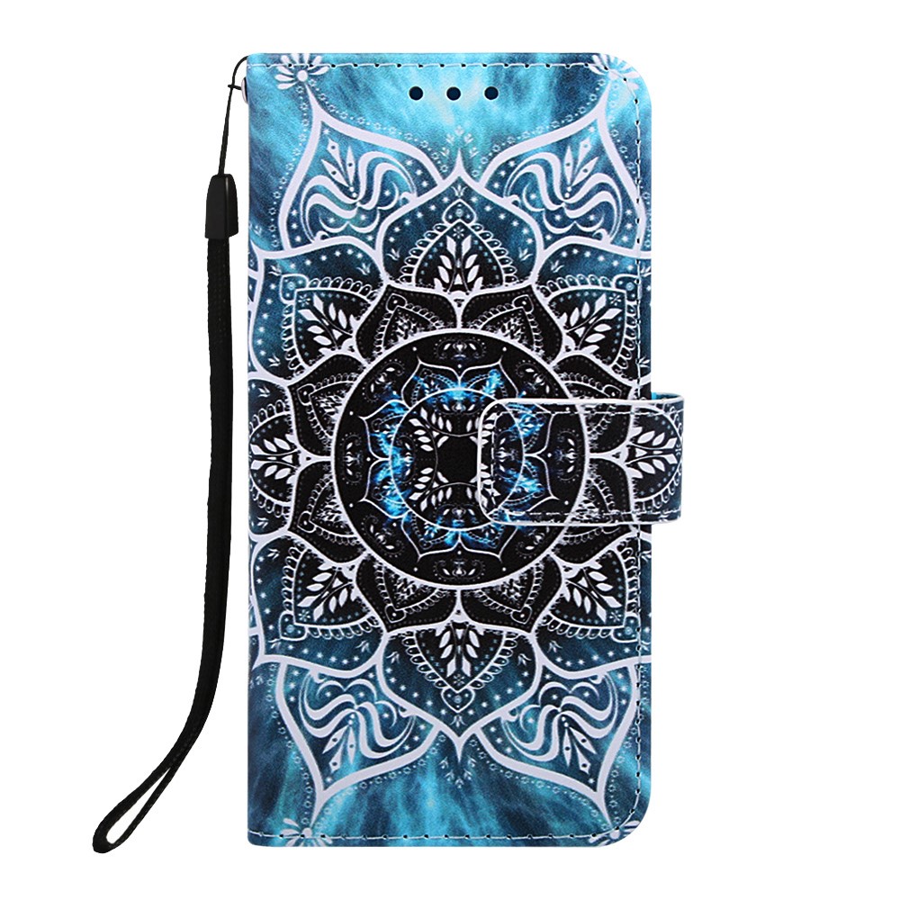 Pattern Printing PU Leather Flip Stand Case for iPhone 11 Pro Max 6.5 inch - Mandala Flower-2