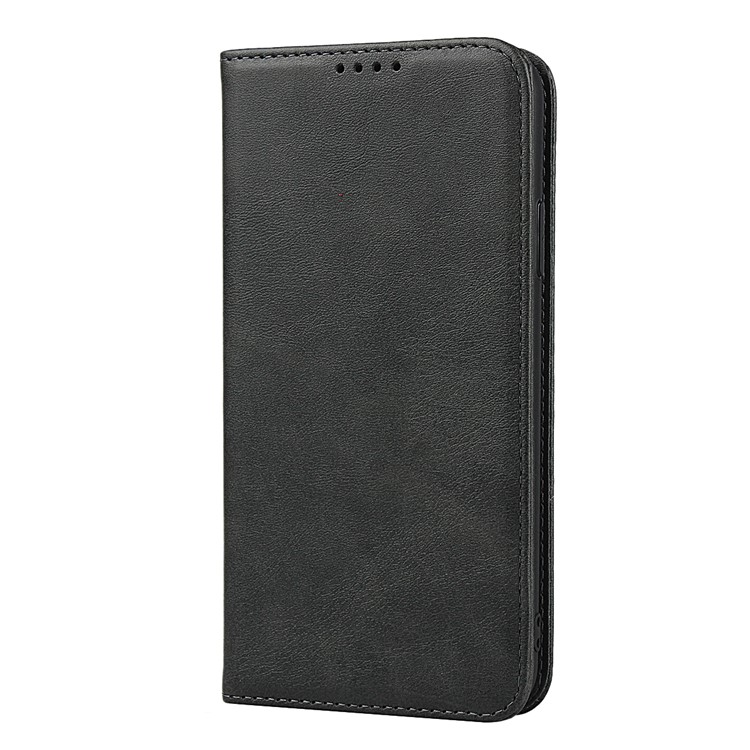 Capa de Capa de Telefonia de Couro Absorvida Automaticamente Para Iphone 11 Pro 5,8 Polegadas - Preto-2