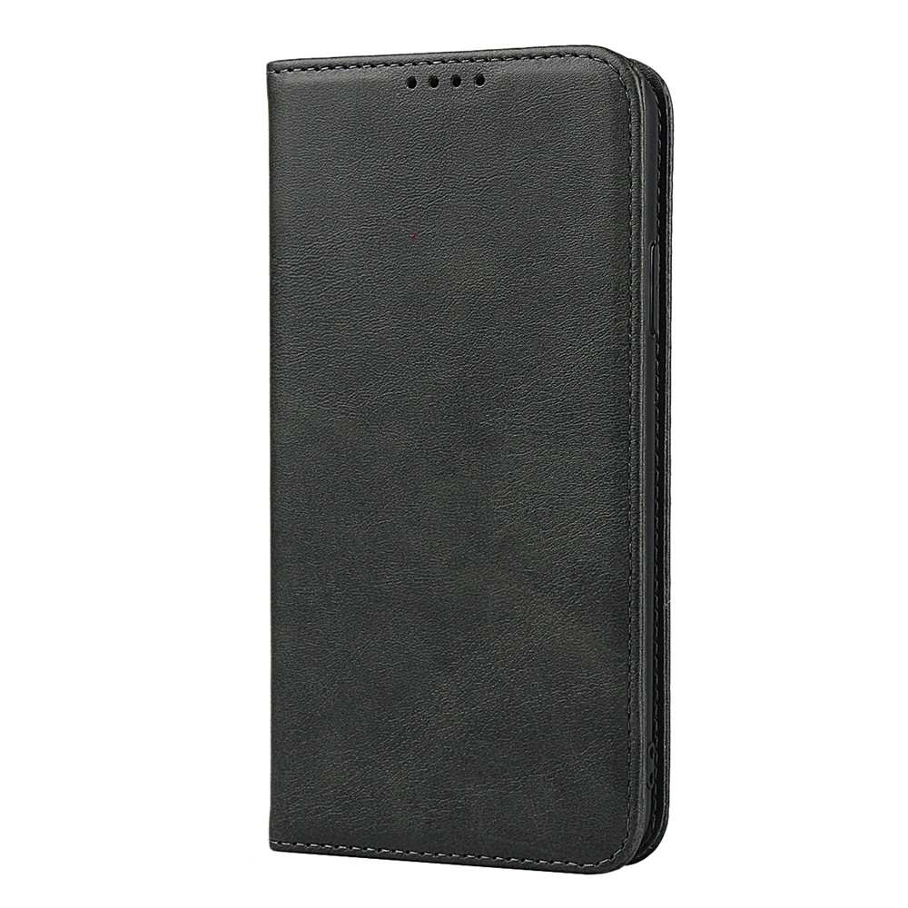 Auto-absorbed Leather Stand Phone Cover Wallet Case for iPhone 11 Pro Max 6.5 inch - Black-2