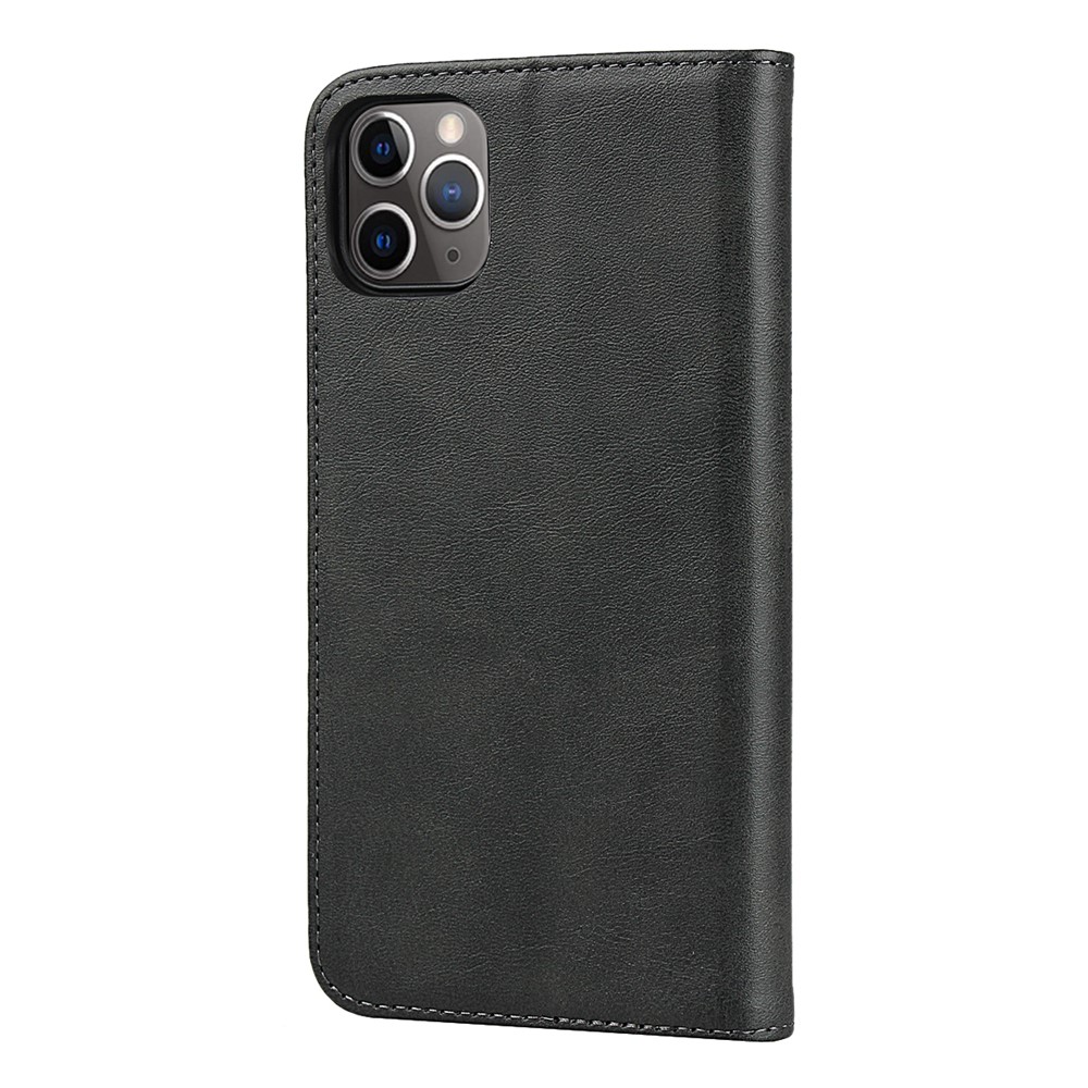Auto-absorbed Leather Stand Phone Cover Wallet Case for iPhone 11 Pro Max 6.5 inch - Black-3