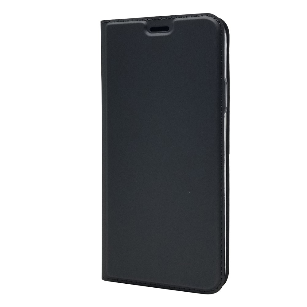 Couro De Adsorção Magnética Com Slot Para Cartão Para Iphone 11 Pro 5,8 Polegadas - Preto-2