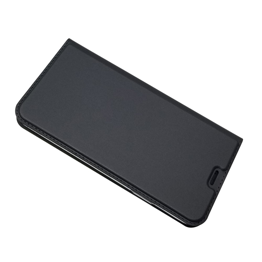 Cuero de Adsorción Magnética Con Estuche de Ranura Para Tarjetas Para Iphone 11 Pro 5.8 Pulgadas - Negro-5